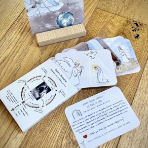 Cartas con los misterios del Santo Rosario
