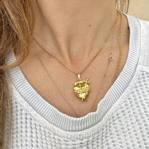 Collar inmaculado corazón de María